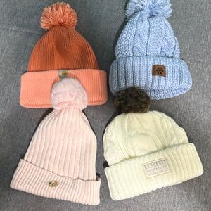 Carhartt Beanie Collection - Orange, Blue, Pink, Cream
